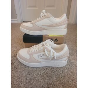 FILA A-Low Women's Sneakers Size 9 White Pink Casual Court Shoes NIB